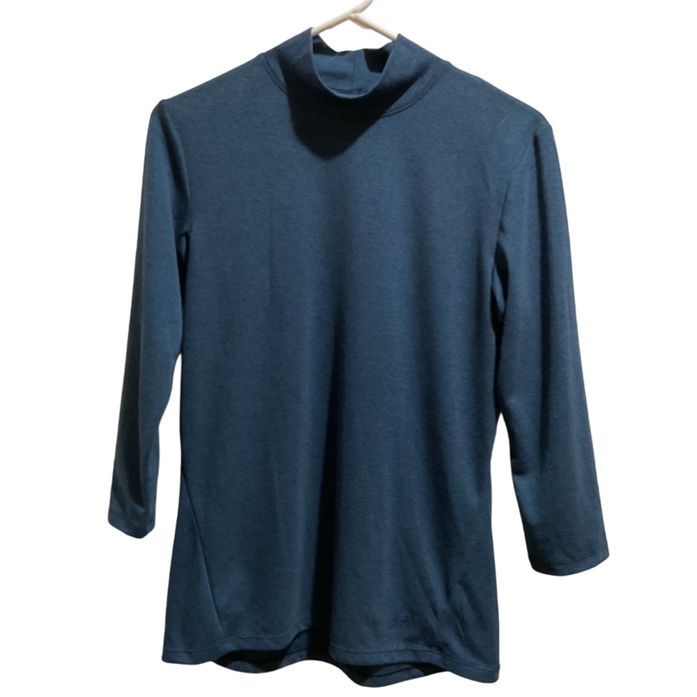 Arc’teryx Women’s Lumin Mock Neck Top 3/4 Sleeve Blue